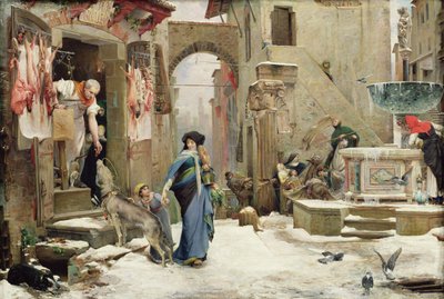 The Wolf of Gubbio, 1877 by Luc Oliver Merson